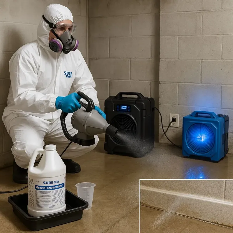 Sanitization and Odor Removal process in Centerport, NY